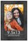Photo Size Contemporary Black Frame - UV Acrylic, Foam Board Backing, Hanging Hardware